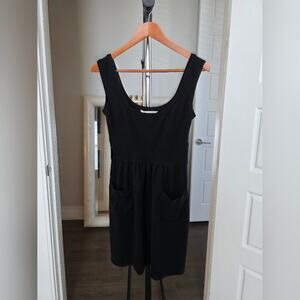 Diane von Furstenberg DVF Cezane Black Sleeveless Midi Dress Size 6
